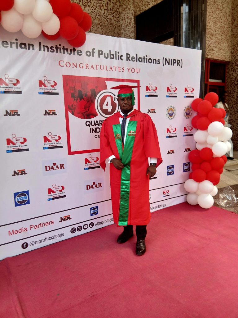 Sunny Ibeh Jnr Inducted into NIPR, Eyes National Leadership Roles