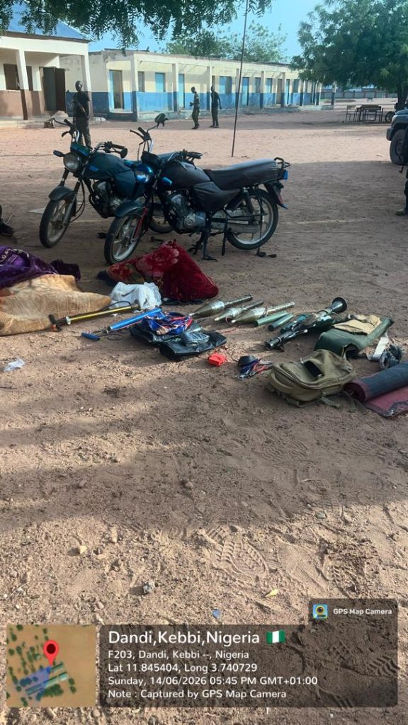 Troops hit Lakurawa Terrorists, Recover RPGs, IEDs in Kebbi