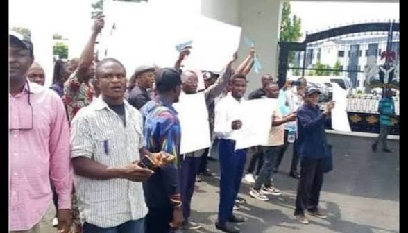 Cross River LG Workers Protest 11 Months of Unpaid Salaries