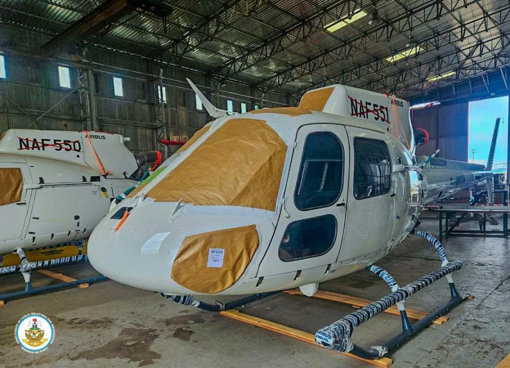 NAF Takes Delivery Of Five New Helicopters To Boost Operations